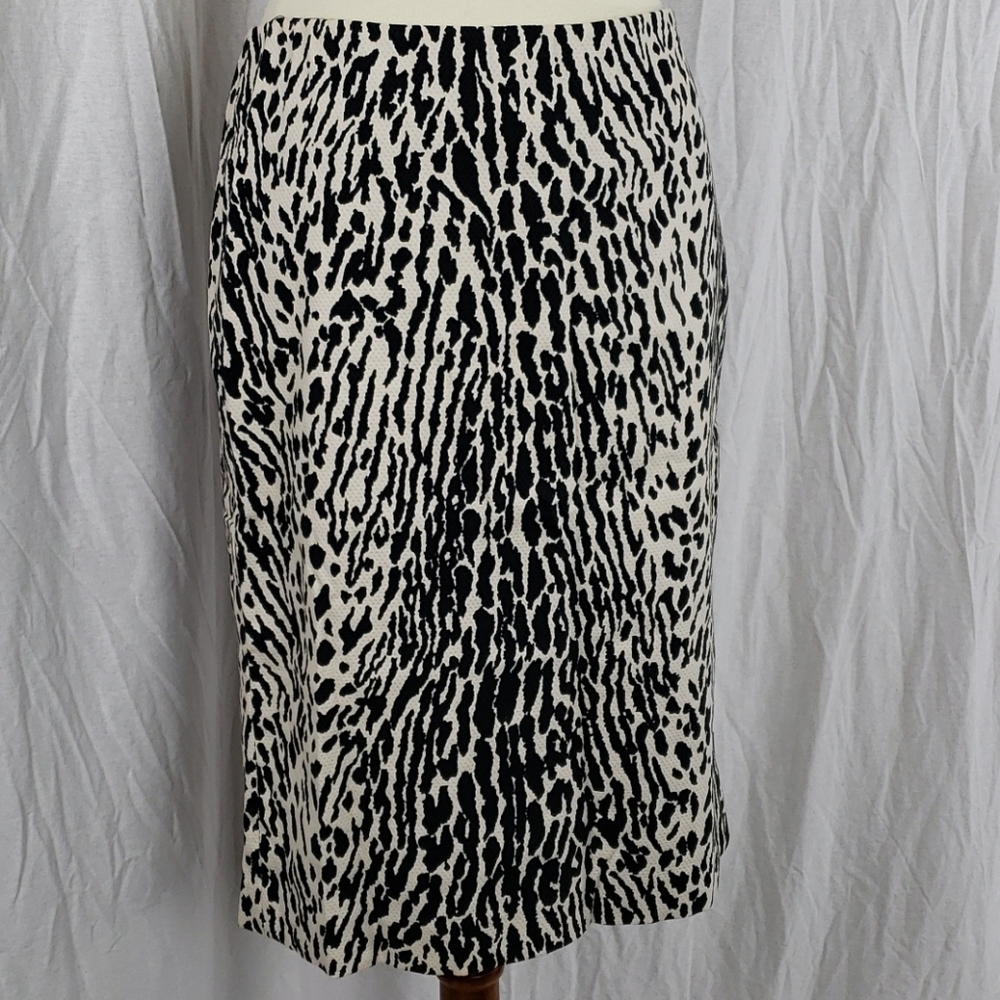 Talbots | Animal Print Pencil Skirt